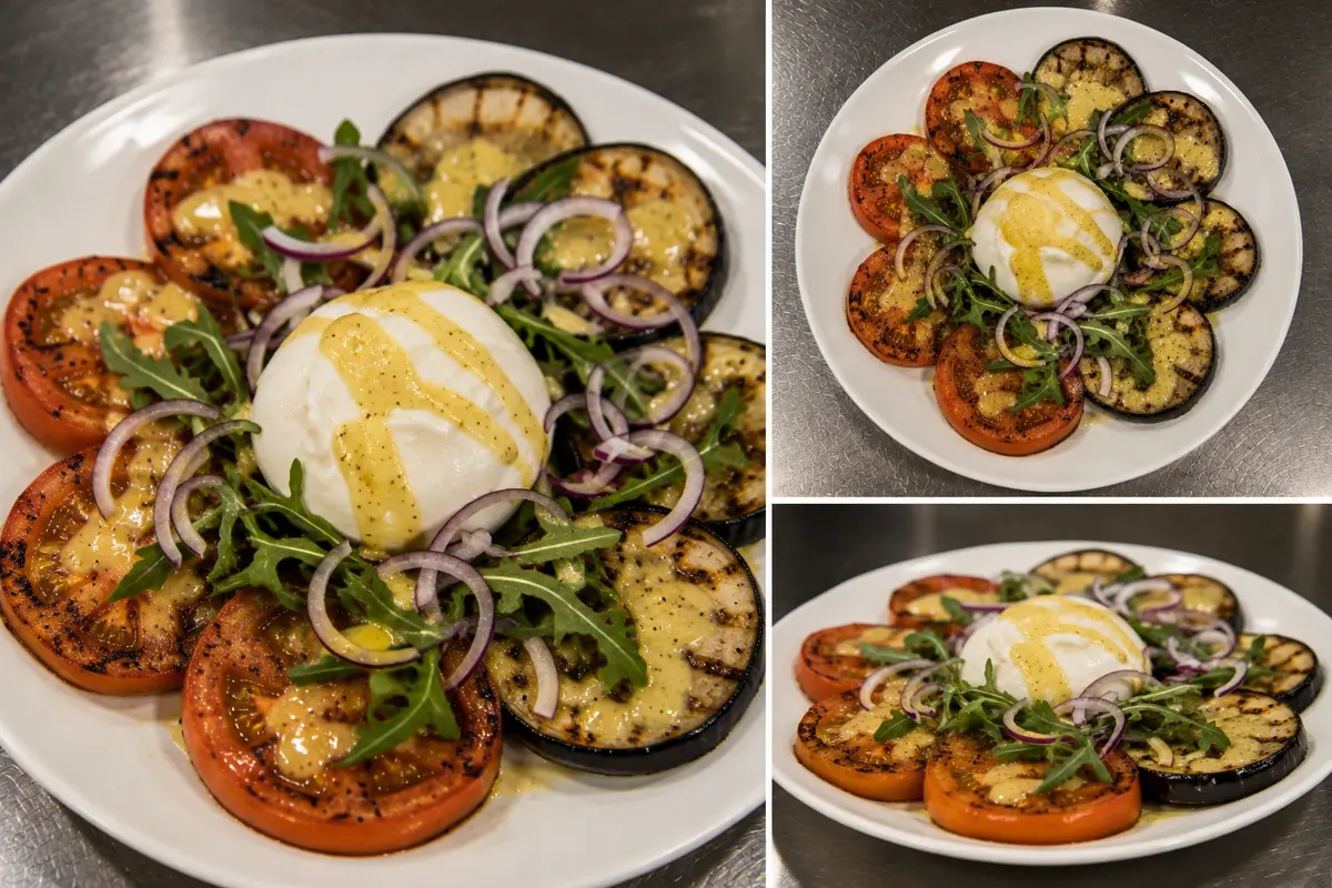 Ensalada Templada De Burrata